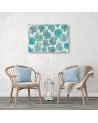 Blue snail shells - Nautical Canvas art | FEEBY