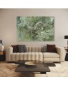 Abstract canvas painting - A pair of humpback whales | FEEBY