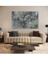 Abstract canvas painting - A pair of humpback whales | FEEBY