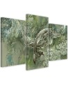 Abstract canvas painting - A pair of humpback whales | FEEBY
