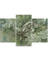 Abstract canvas painting - A pair of humpback whales | FEEBY