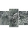 Abstract canvas painting - A pair of humpback whales | FEEBY