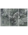 Abstract canvas painting - A pair of humpback whales | FEEBY