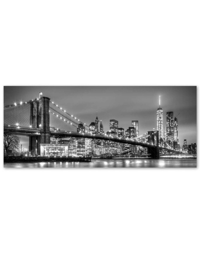 Modern Canvas prints for the office Brooklyn Bridge New York | FEEBY