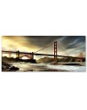 Modern Canvas paintings for the office - View of the Brooklyn Bridge | FEEBY