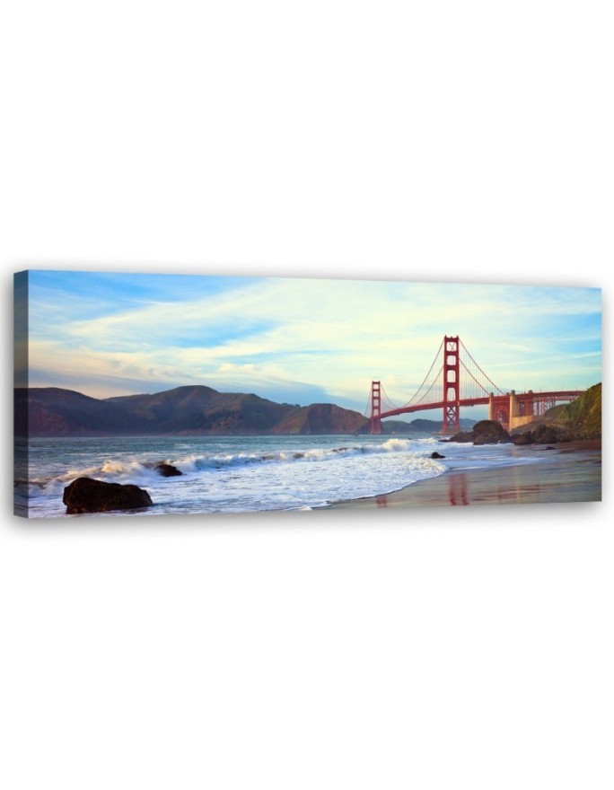Canvas prints for the living room - Golden Gate Bridge | FEEBY