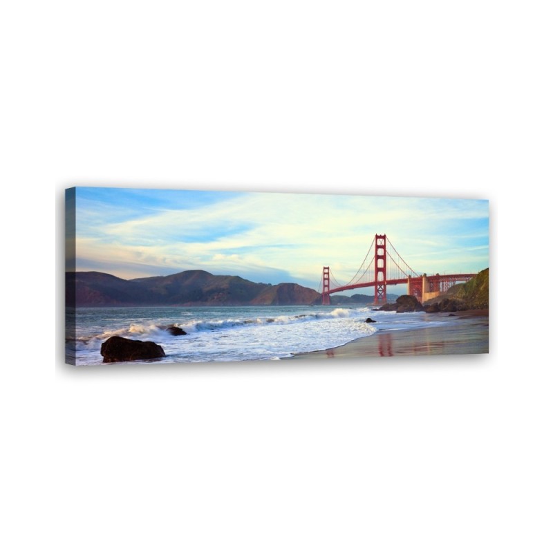 Canvas prints for the living room - Golden Gate Bridge | FEEBY