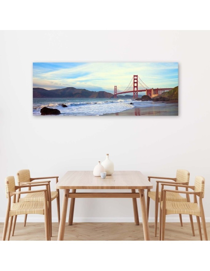 Canvas prints for the living room - Golden Gate Bridge | FEEBY