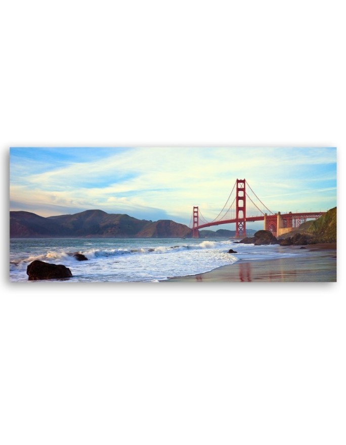 Canvas prints for the living room - Golden Gate Bridge | FEEBY
