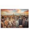 Canvas prints for the living room - Sunset Pnoramic New York for the office | FEEBY