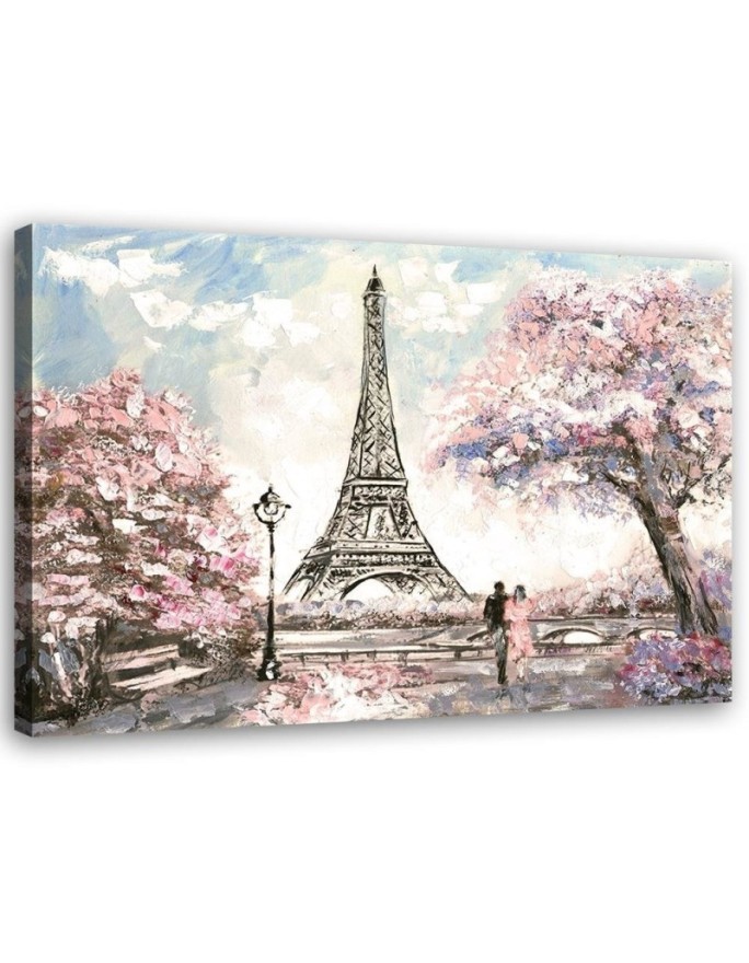 Canvas prints for the living room - Eiffel Tower Paris | FEEBY