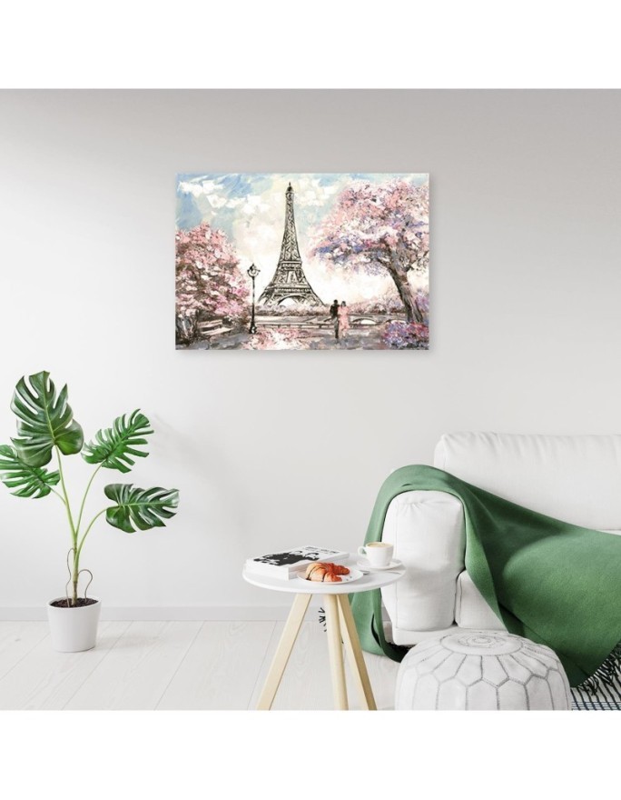 Canvas prints for the living room - Eiffel Tower Paris | FEEBY