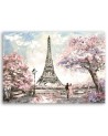 Canvas prints for the living room - Eiffel Tower Paris | FEEBY
