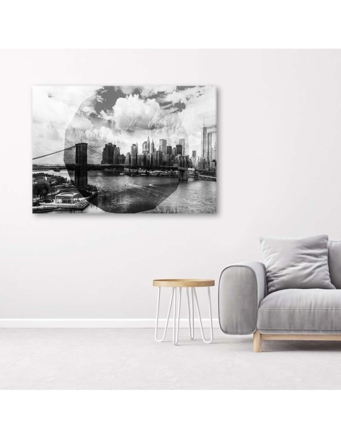 Bridge in New York - Modern Canvas paintings | FEEBY