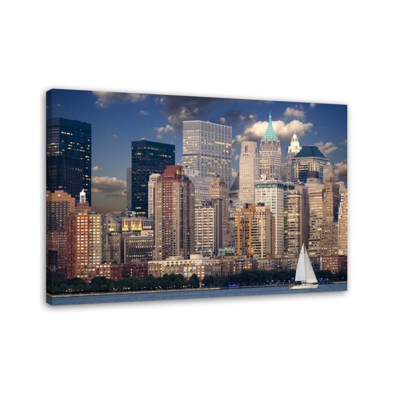Skyscrapers New York - Modern Canvas paintings | FEEBY