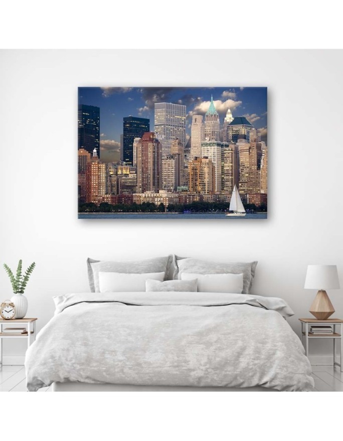Skyscrapers New York - Modern Canvas paintings | FEEBY