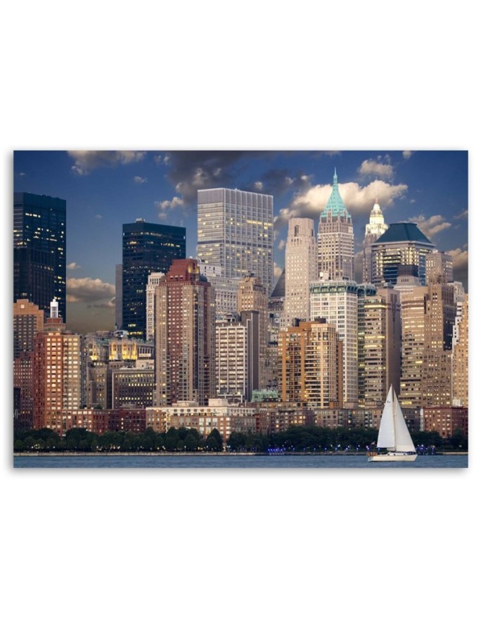 Skyscrapers New York - Modern Canvas paintings | FEEBY