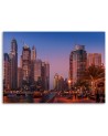Dubai in the evening - Modern Canvas paintings | FEEBY