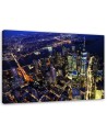 Canvas prints from photo on canvas - New York by night | FEEBY