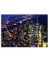 Canvas prints from photo on canvas - New York by night | FEEBY