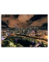 Canvas prints for Hallway - Modern city by night | FEEBY