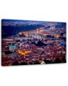 Print canvas painting - Prague city night | FEEBY