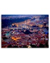 Print canvas painting - Prague city night | FEEBY