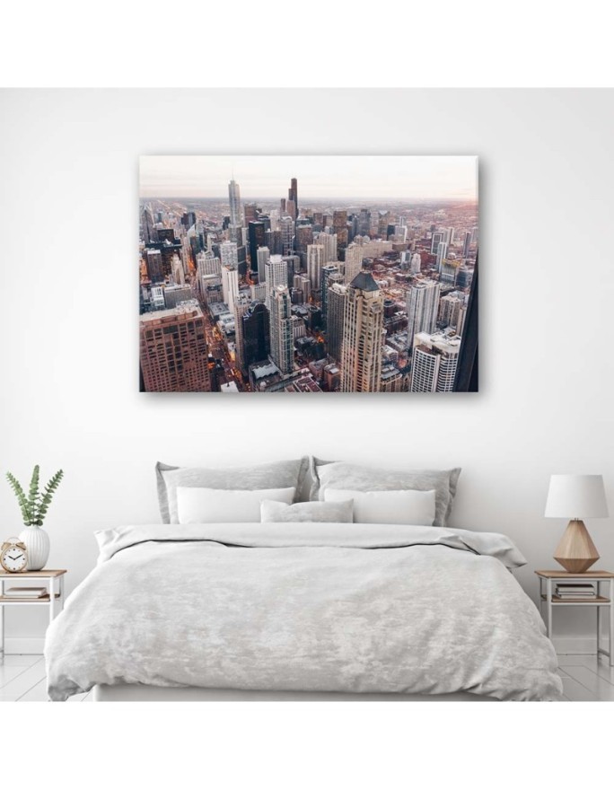 Printed canvas painting - Skyscrapers in Chicago | FEEBY