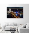 Printed Canvas prints - Cathedral and bridge in Cologne | FEEBY