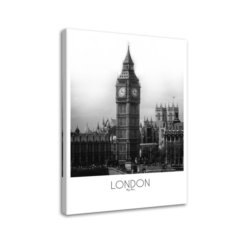 Printed on Canvas painting - London Big Ben | FEEBY