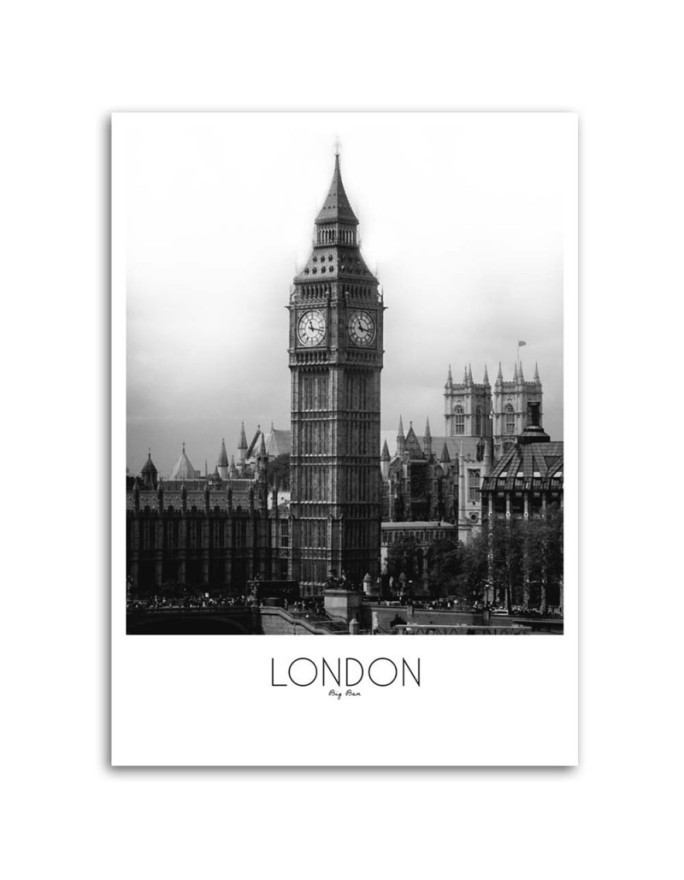 Printed on Canvas painting - London Big Ben | FEEBY