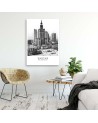 Modern canvas painting - Warsaw Palace of Culture | FEEBY
