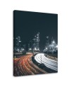Modern Canvas painting for living room - City at night | FEEBY