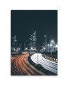 Modern Canvas painting for living room - City at night | FEEBY