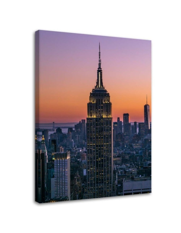 Modern Canvas painting for living room - Empire State Building | FEEBY
