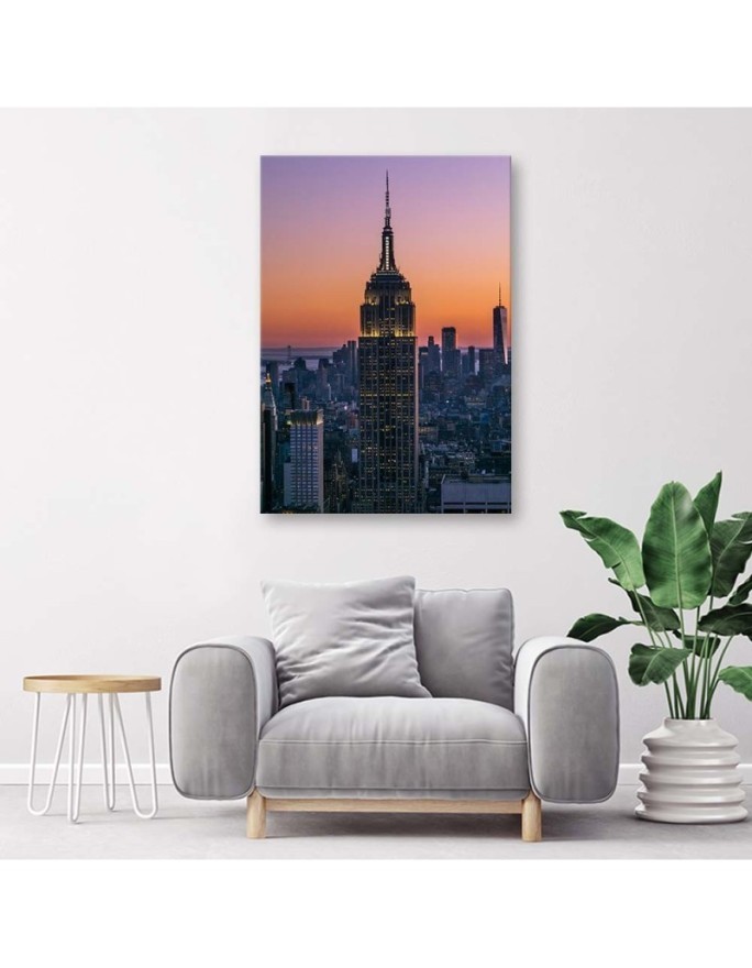 Modern Canvas painting for living room - Empire State Building | FEEBY