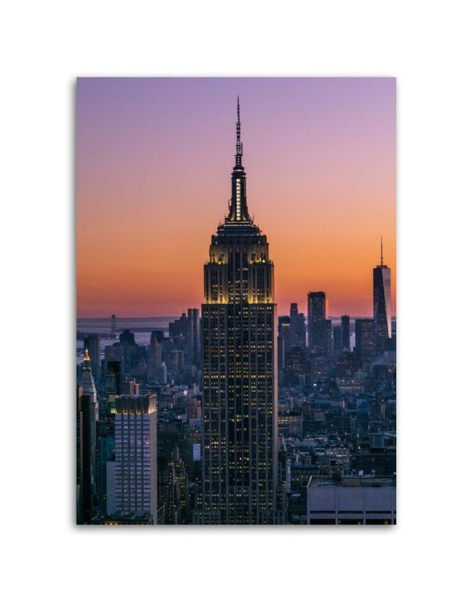 Modern Canvas painting for living room - Empire State Building | FEEBY
