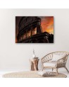 Modern Canvas painting for living room - Colosseum after dark | FEEBY