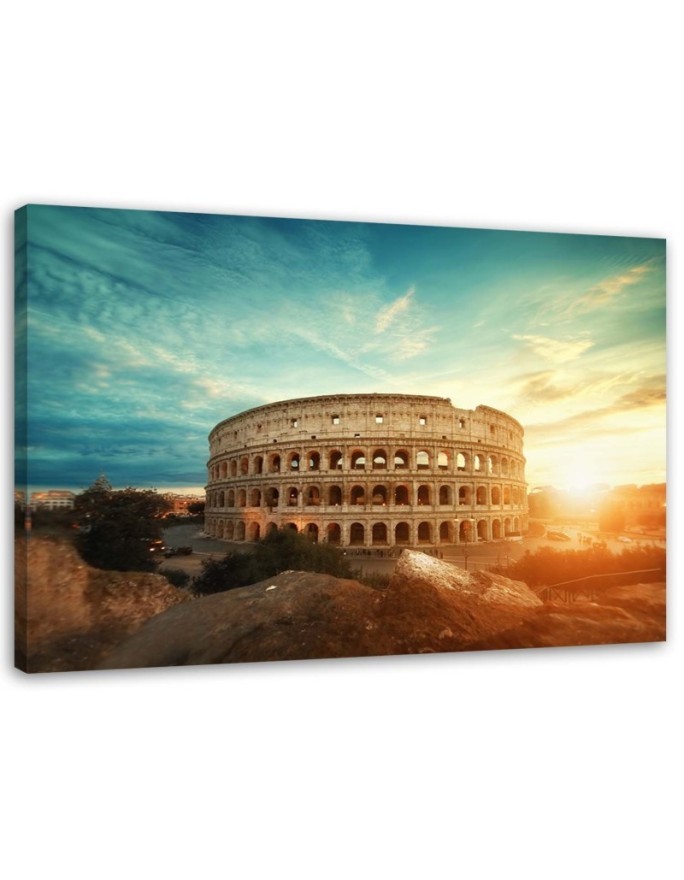 Roman Colosseum - Canvas painting for the living room | FEEBY