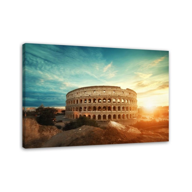 Roman Colosseum - Canvas painting for the living room | FEEBY