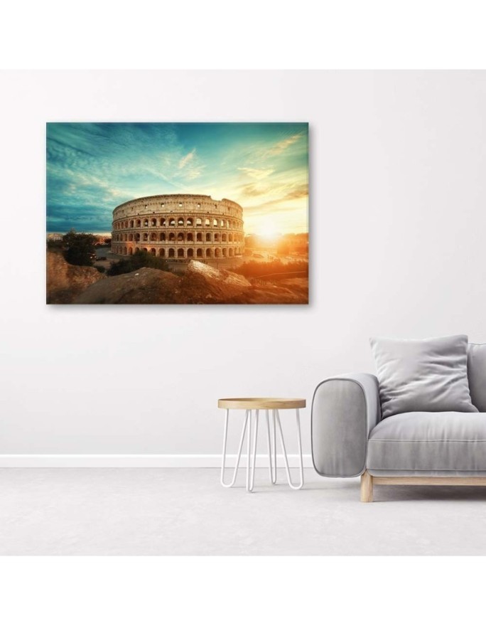 Roman Colosseum - Canvas painting for the living room | FEEBY