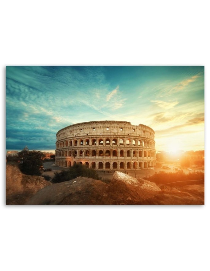 Roman Colosseum - Canvas painting for the living room | FEEBY