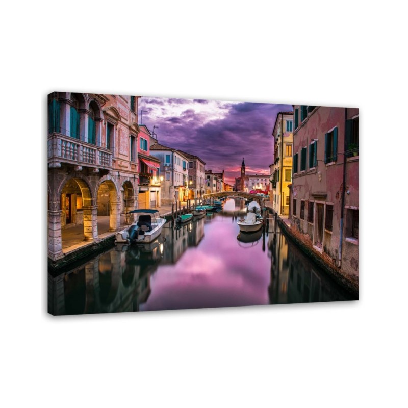 Venice dawn - Canvas painting for the living room | FEEBY