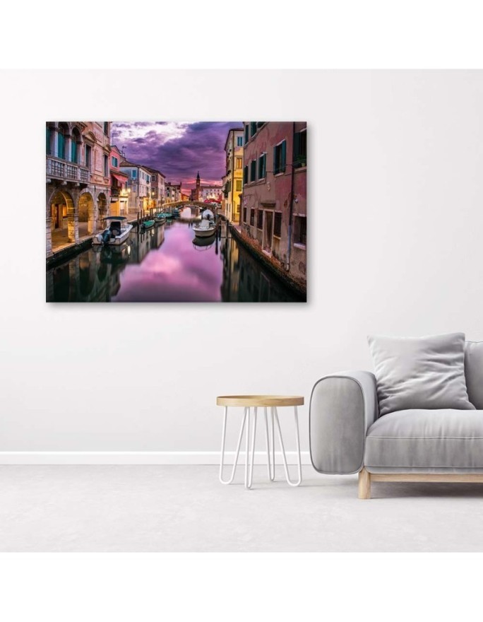 Venice dawn - Canvas painting for the living room | FEEBY