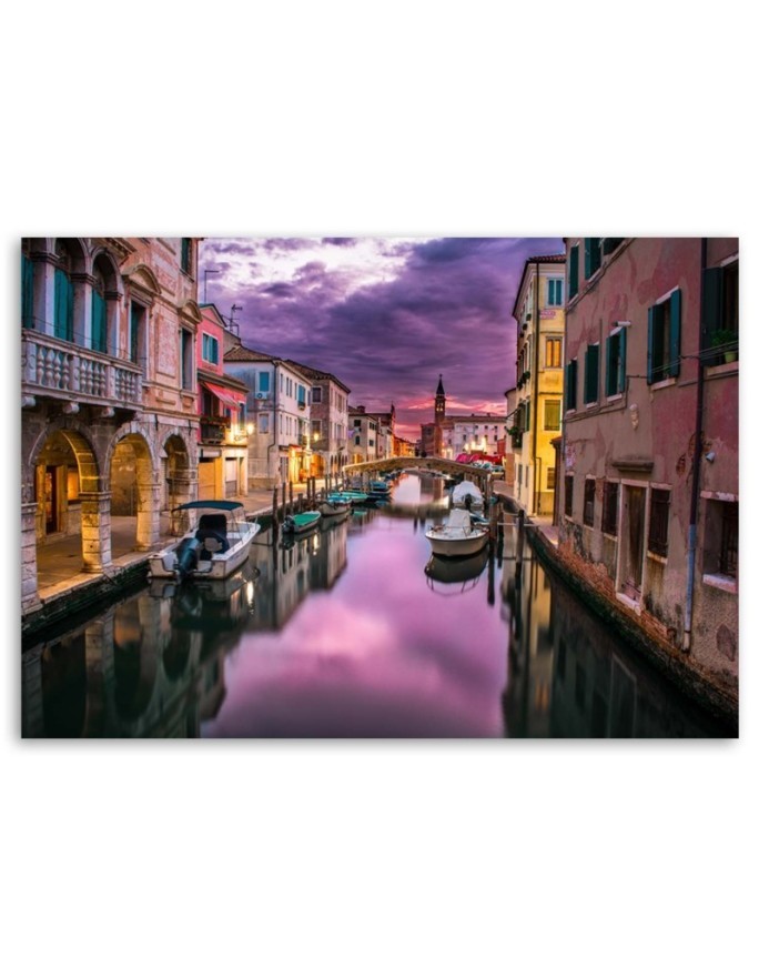Venice dawn - Canvas painting for the living room | FEEBY