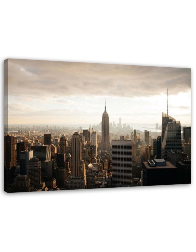 Panoramic of New York - Paintings for the living room USA | FEEBY