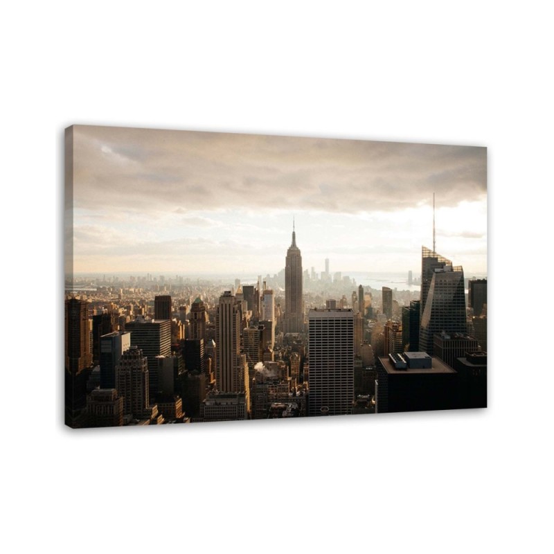 Panoramic of New York - Paintings for the living room USA | FEEBY