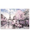 Spring in Paris - Living room pictures on Canvas. Dress your walls! | FEEBY