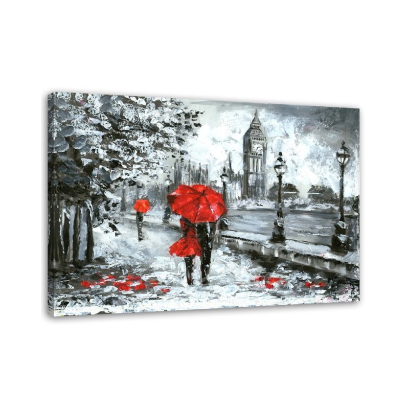A walk in London - Canvas paintings for the living room | FEEBY