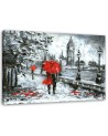A walk in London - Canvas paintings for the living room | FEEBY